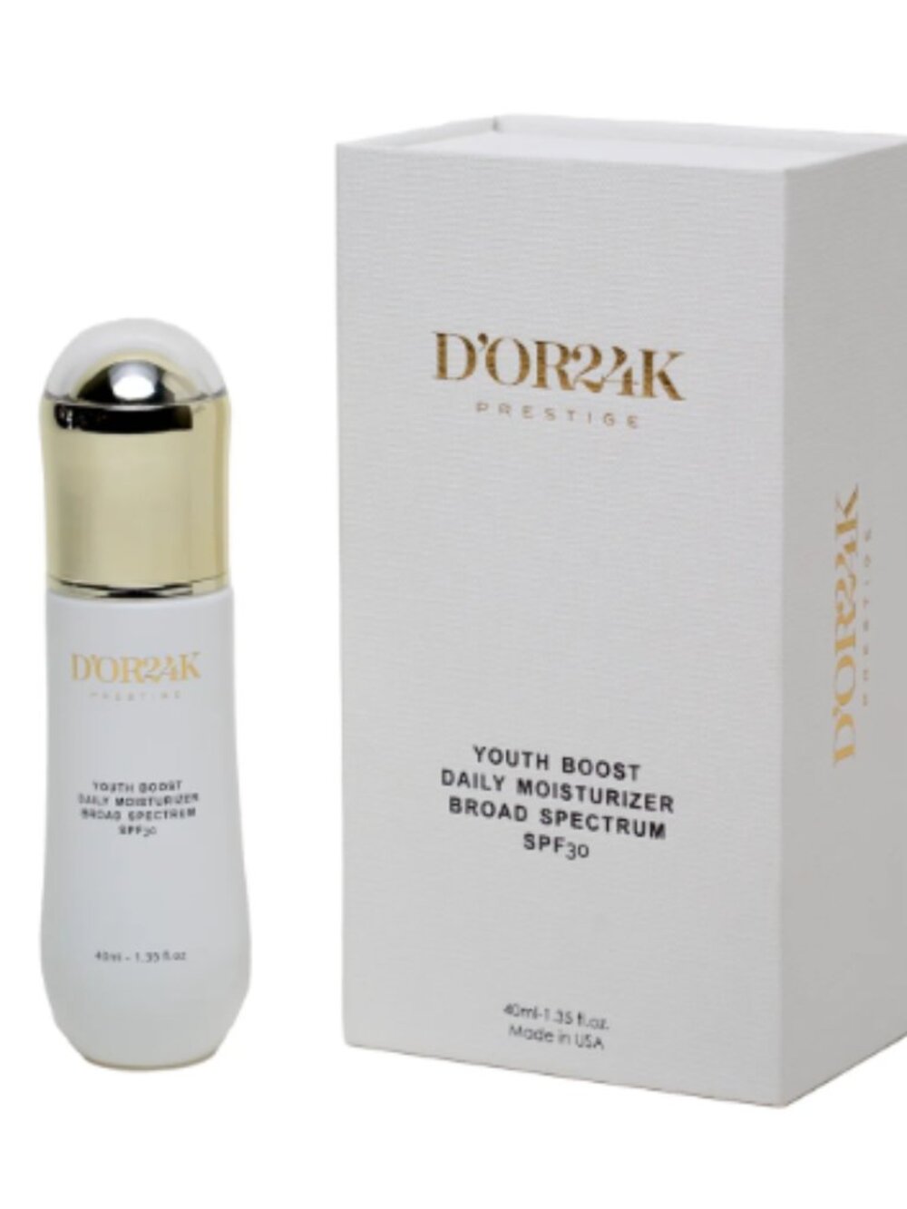 D'OR 24K YOUTH BOOST DAILY MOISTURIZER BROAD SPECTRUM SPF 30- 1.35 fl oz \ 40 ml